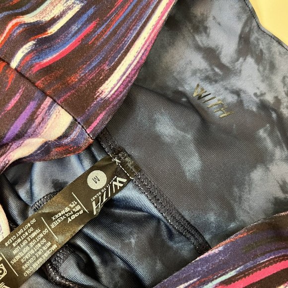 NWT $82 WITH x Peloton Melody High Waist Leggings Muticolor Womens Size Medium - Picture 4 of 8